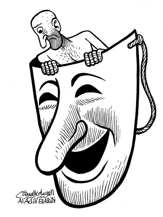 الكاريكاتير العجيلي العبيدي