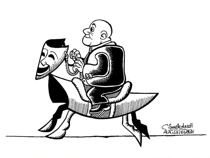 الكاريكاتير العجيلي العبيدي