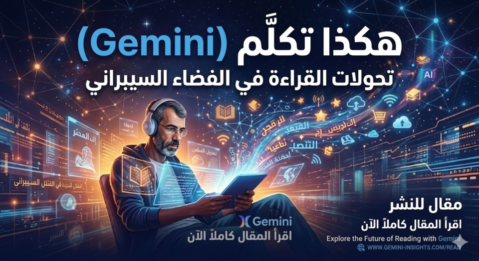 هكذا تكلّم (Gemini): تحولات القراءة في الفضاء السيبراني
