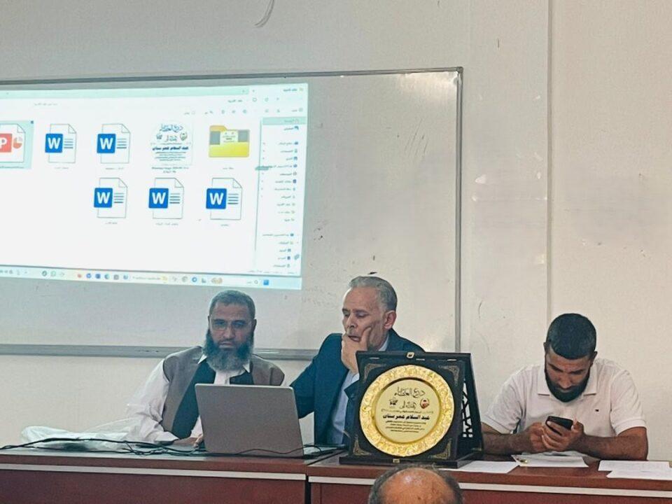 جامعة المرقب تستحضر الإرث السردي للروائي الراحل عبد السلام سنان